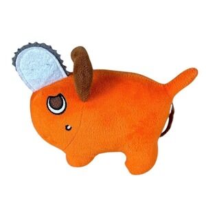 Chainsaw Man Pochita Plush Stuffed‎ Dog Toy Orange Anime Manga Collectible